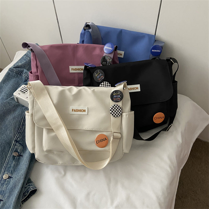 Spring Nylon Class Korean Style Fashionable Shoulder Bags