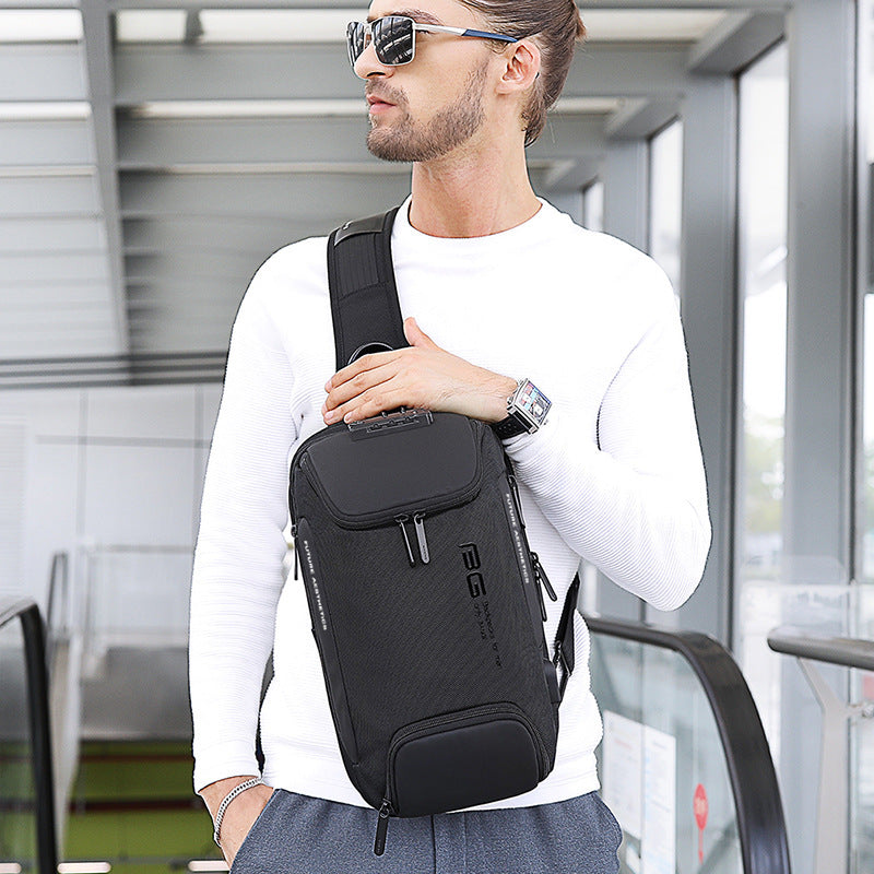 Pretty Men's Trendy Fashion Large Capacity Men's Shoulder Bags