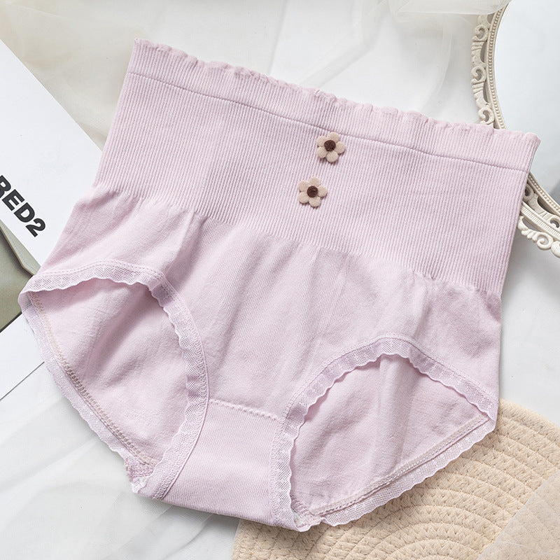 Women's Series High Waist Underwear Micro Belly Contraction Panties