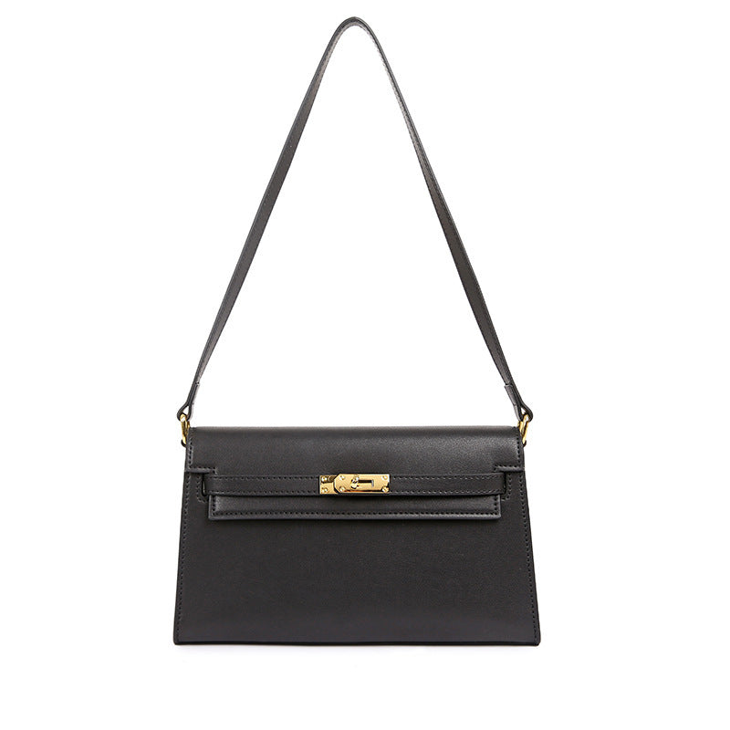 Women's Fashion Sheep Pattern Underarm Kelly Genuine Women's Shoulder Bag