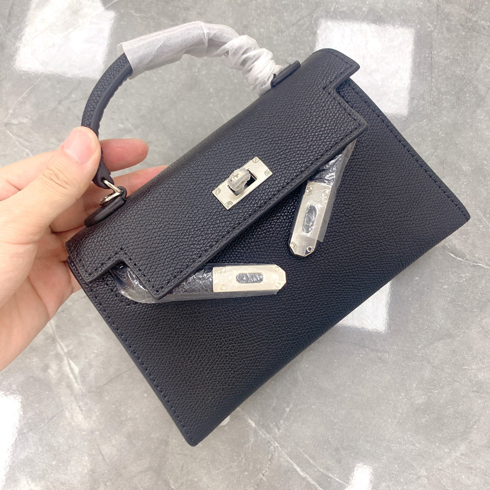 Women's Trendy Genuine Leather Fashionable Kelly Handbags