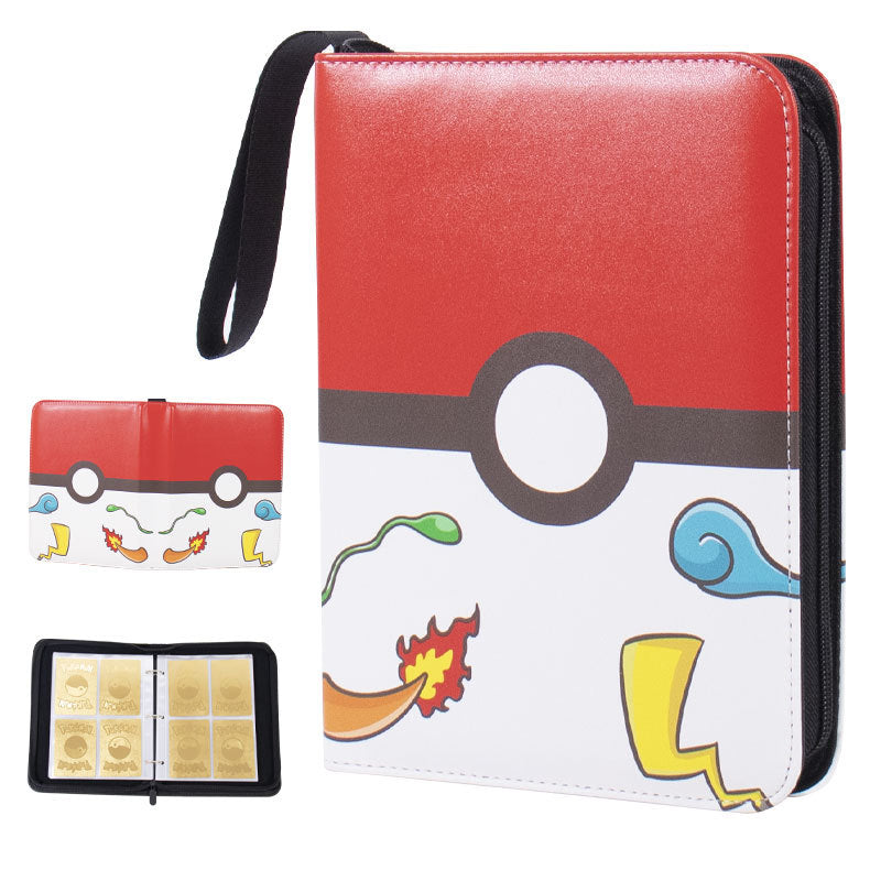 Magic Binder Grid Game Cartoon Favorites Card Holder