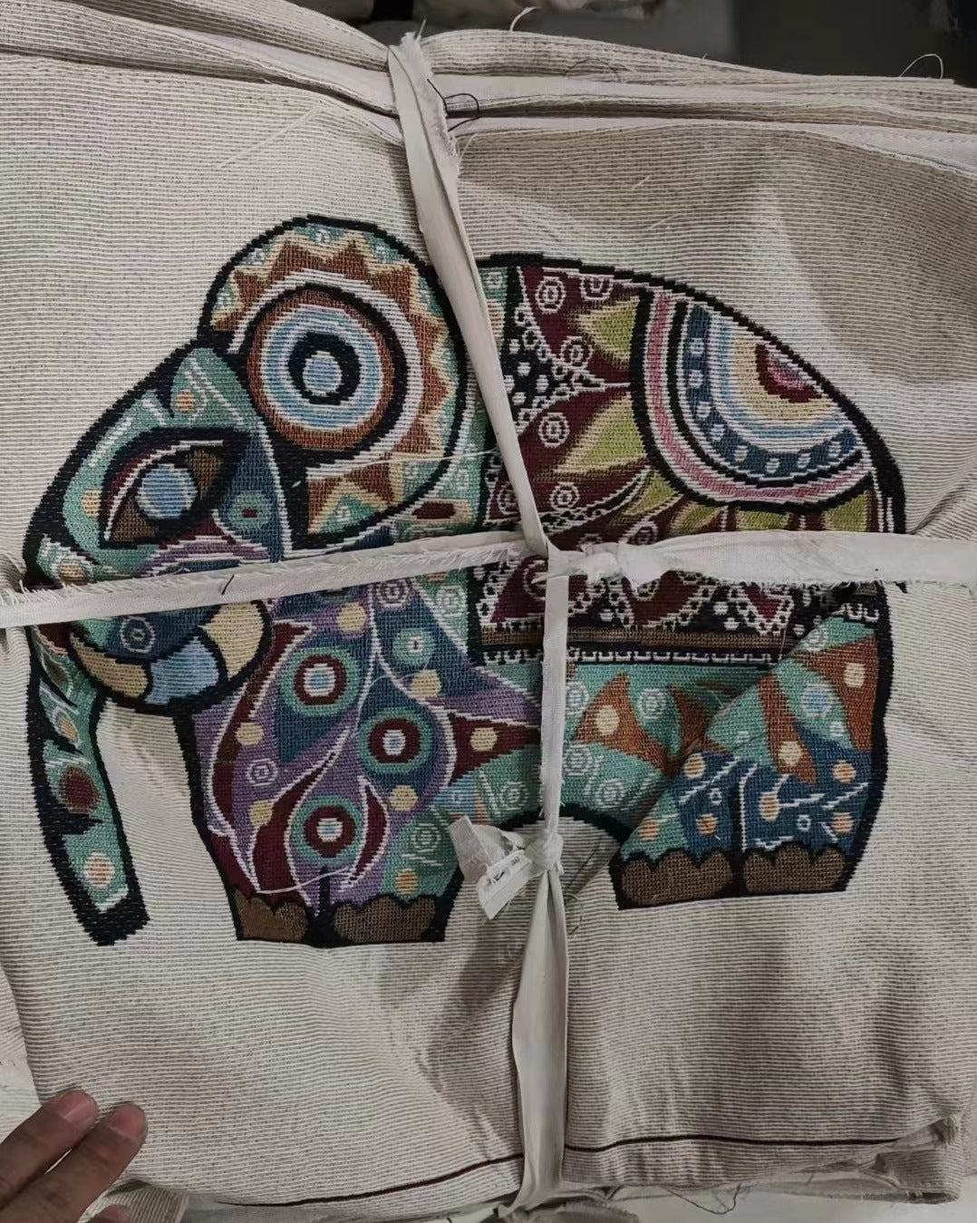 Ethnic Embroidery Double-sided Scenic Spot Thick Shoulder Bags