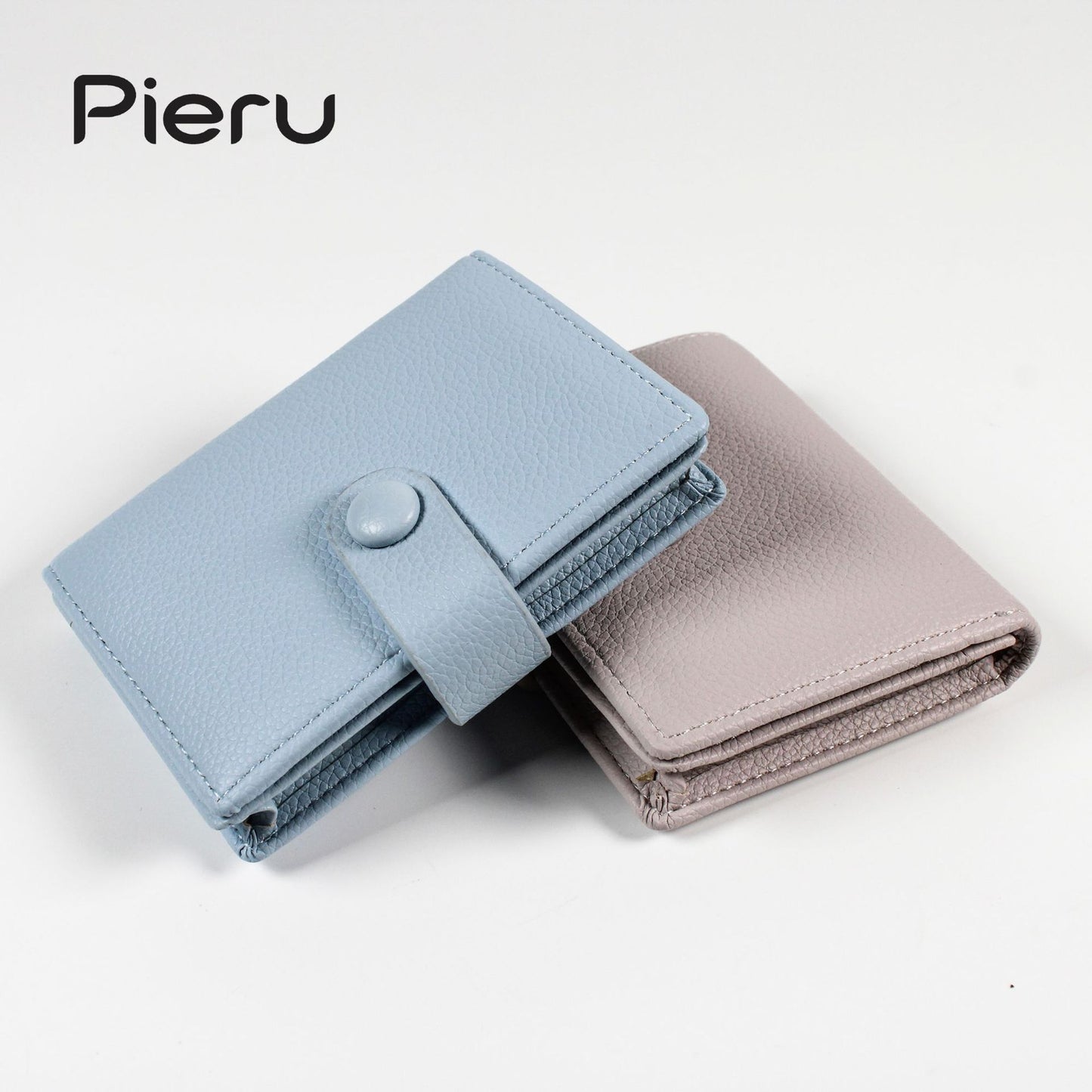 Business Plus Circumference Litchi Pattern Large Card Holder