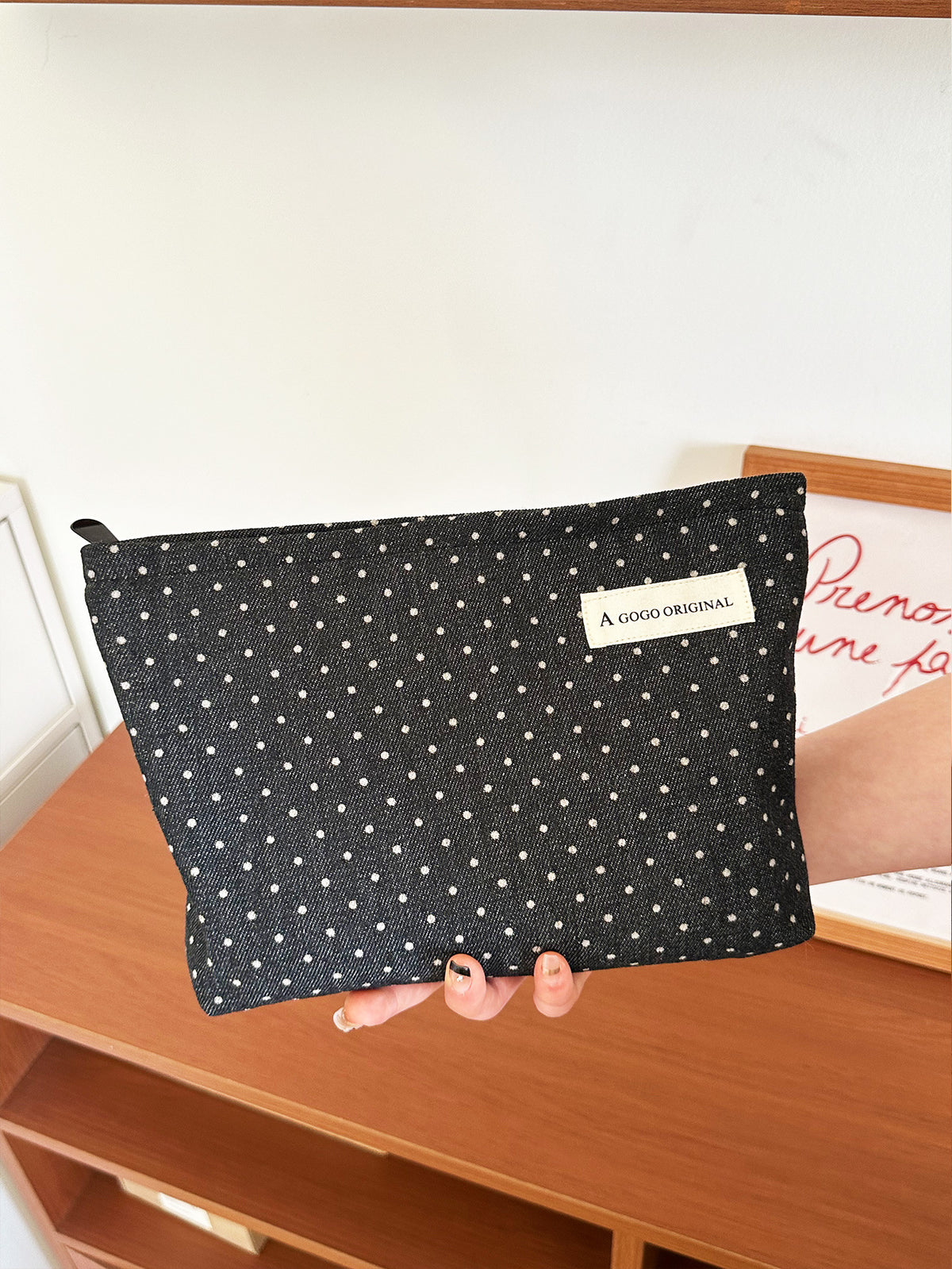 Personalized Polka Dot Sweet Portable Buggy Hand Wash Bags