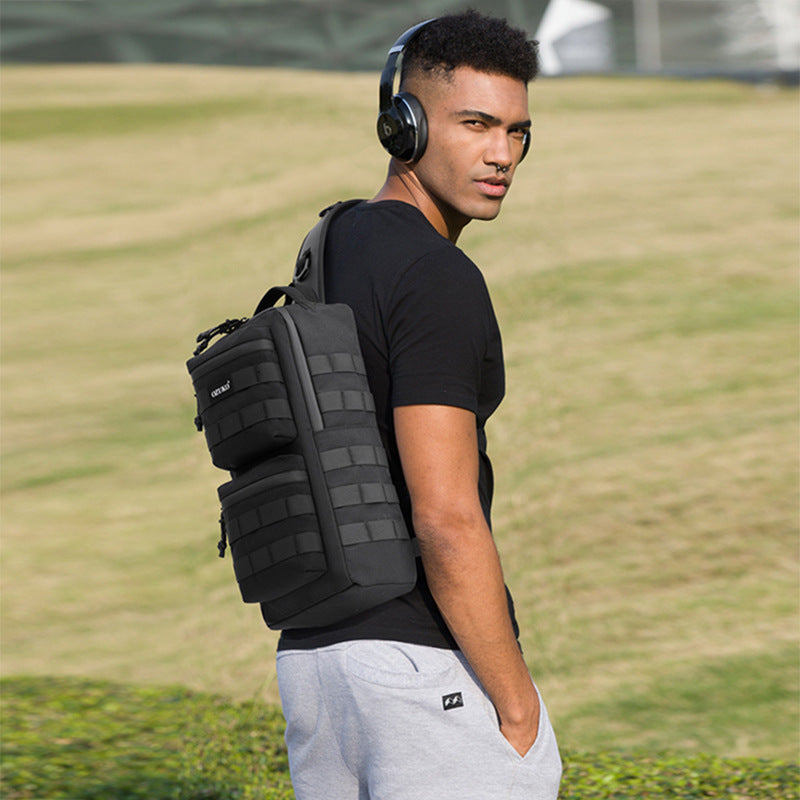Casual Men's Charming Versatile Durable Waterproof Men's Chest Bags