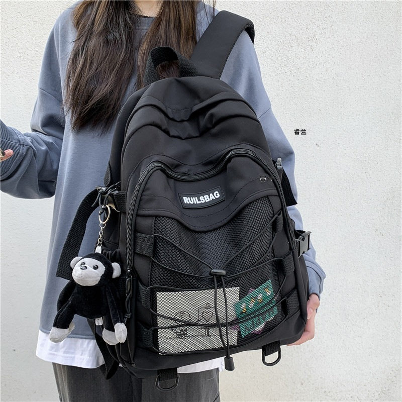 Personality Trend Cross Rope Female College Backpacks