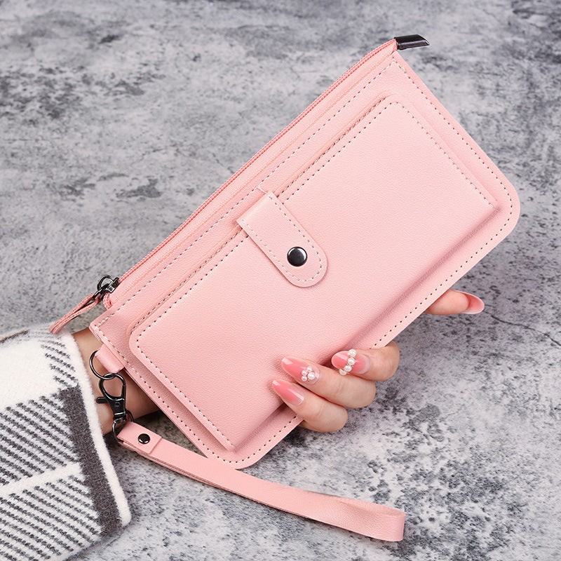 Women's Long Multifunctional Zipper Multiple Slots Clutch Ladies Wallets