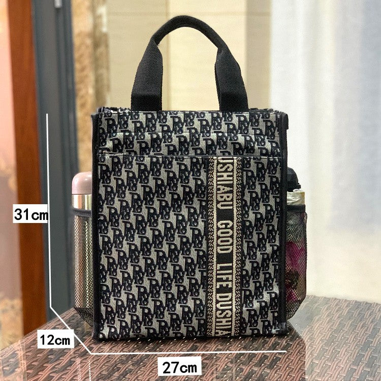 Style Thickened Lunch Tray Tuition Office Document Handbags