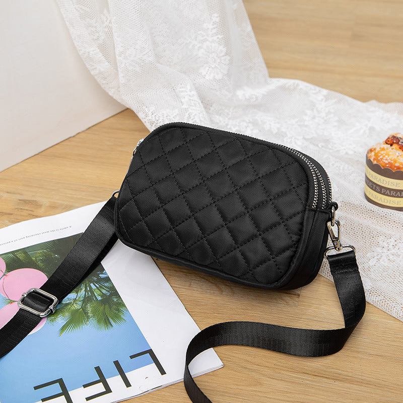 Women's For Rhombus Trendy Fashion Waterproof Nylon Bags