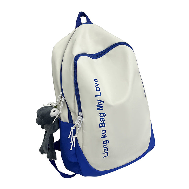 College Letter Large Capacity Fashion Trendy Backpacks