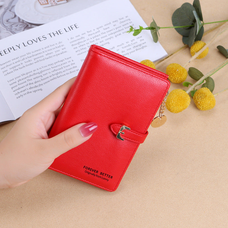 Women's Korean Large Capacity Mid-length Clutch Simple Ladies Wallet