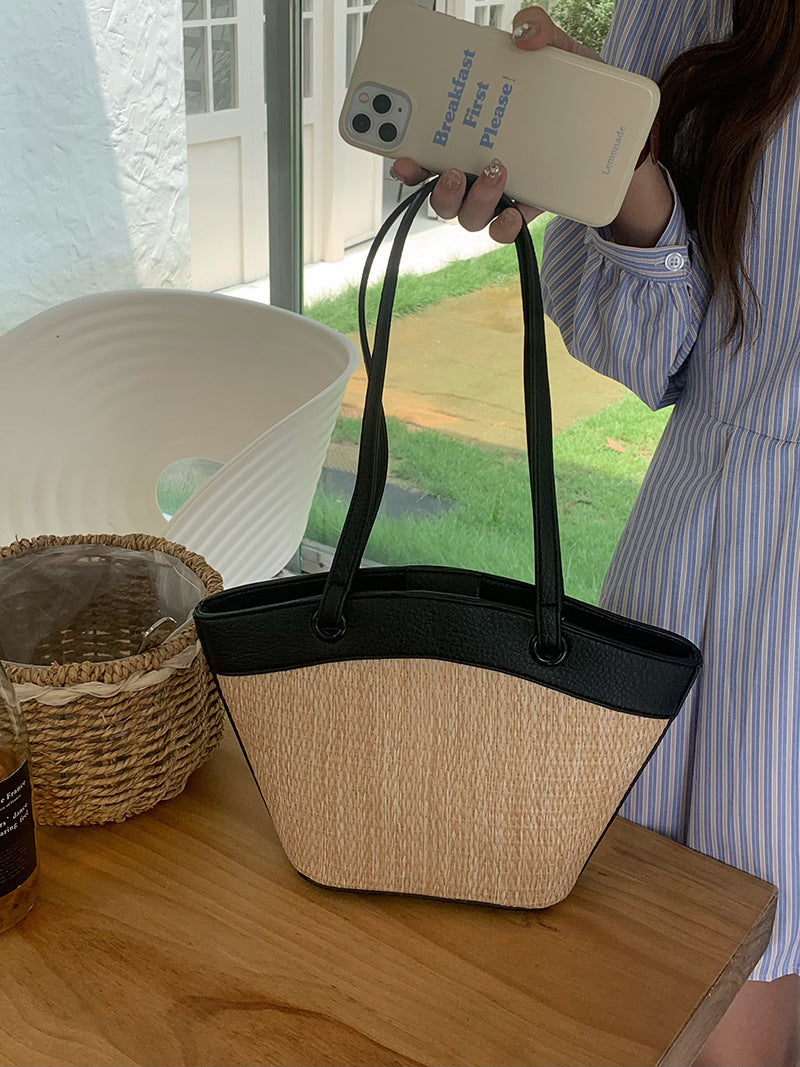 Women's Beach Style Western Vegetable Basket Fashion Shoulder Bags