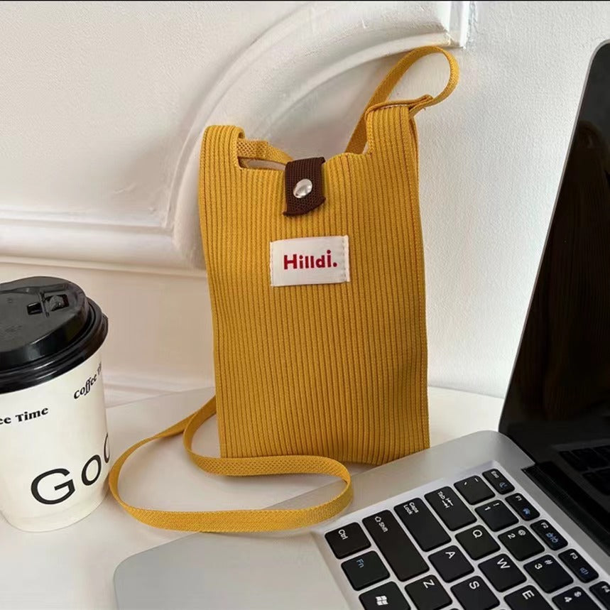 Women's Dopamine Mini Fashionable Simple Solid Color Crossbody Bags