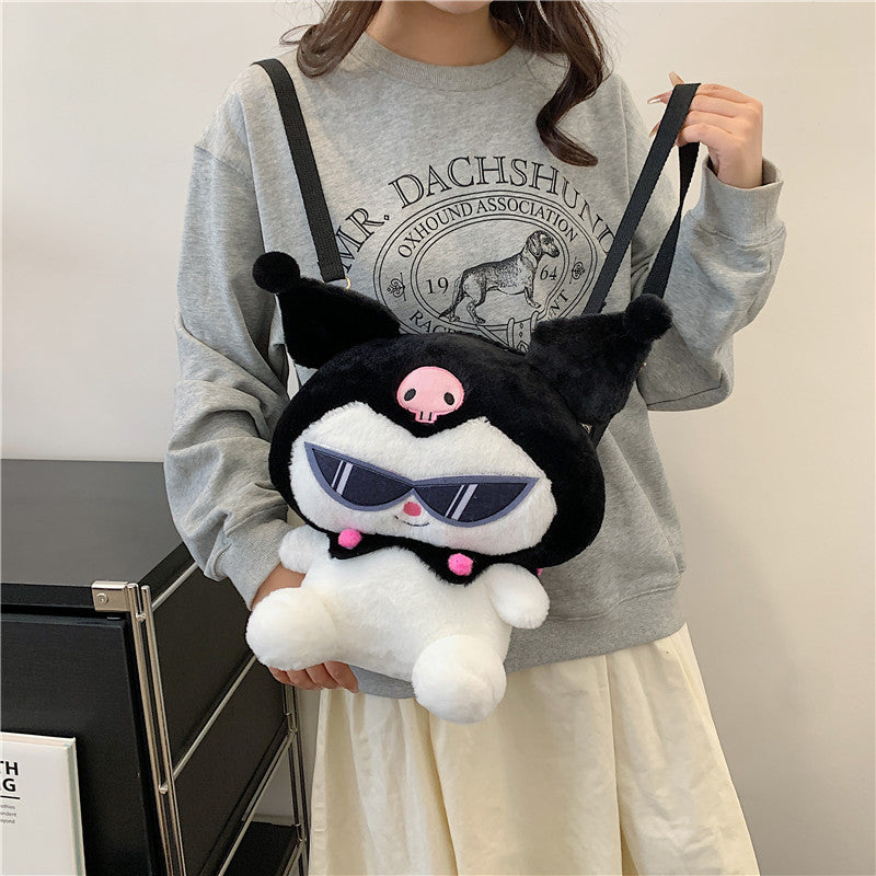 Casual Plush Cartoon Cute Clow Gift Backpacks