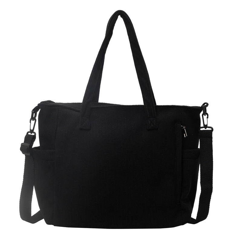 Cool Corduroy Female Commuter Large Capacity Bags