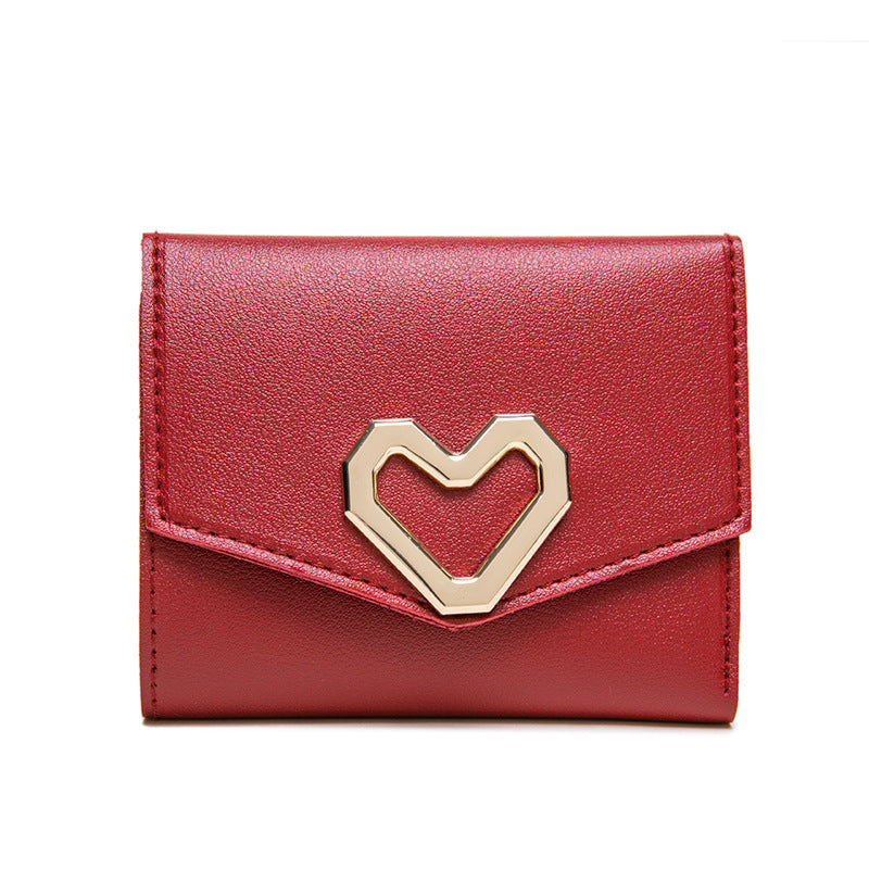Popular Glamorous Women's Three Fold Love Handbags