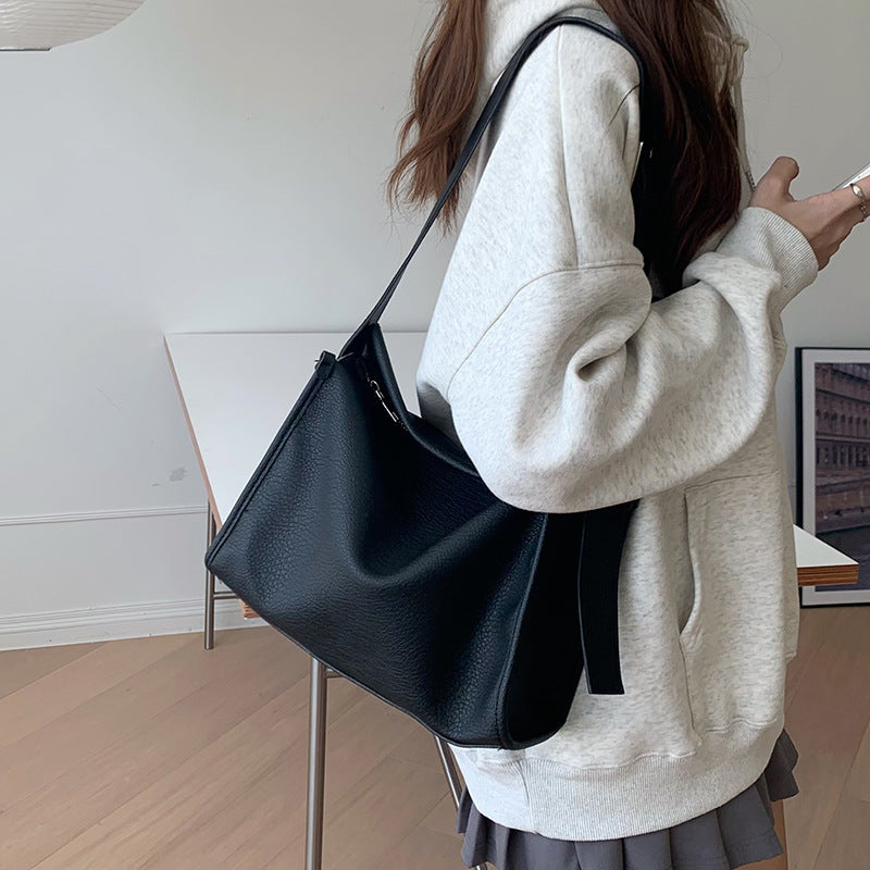 Women's Soft Leather Commuter Large Capacity Crossbody Bags