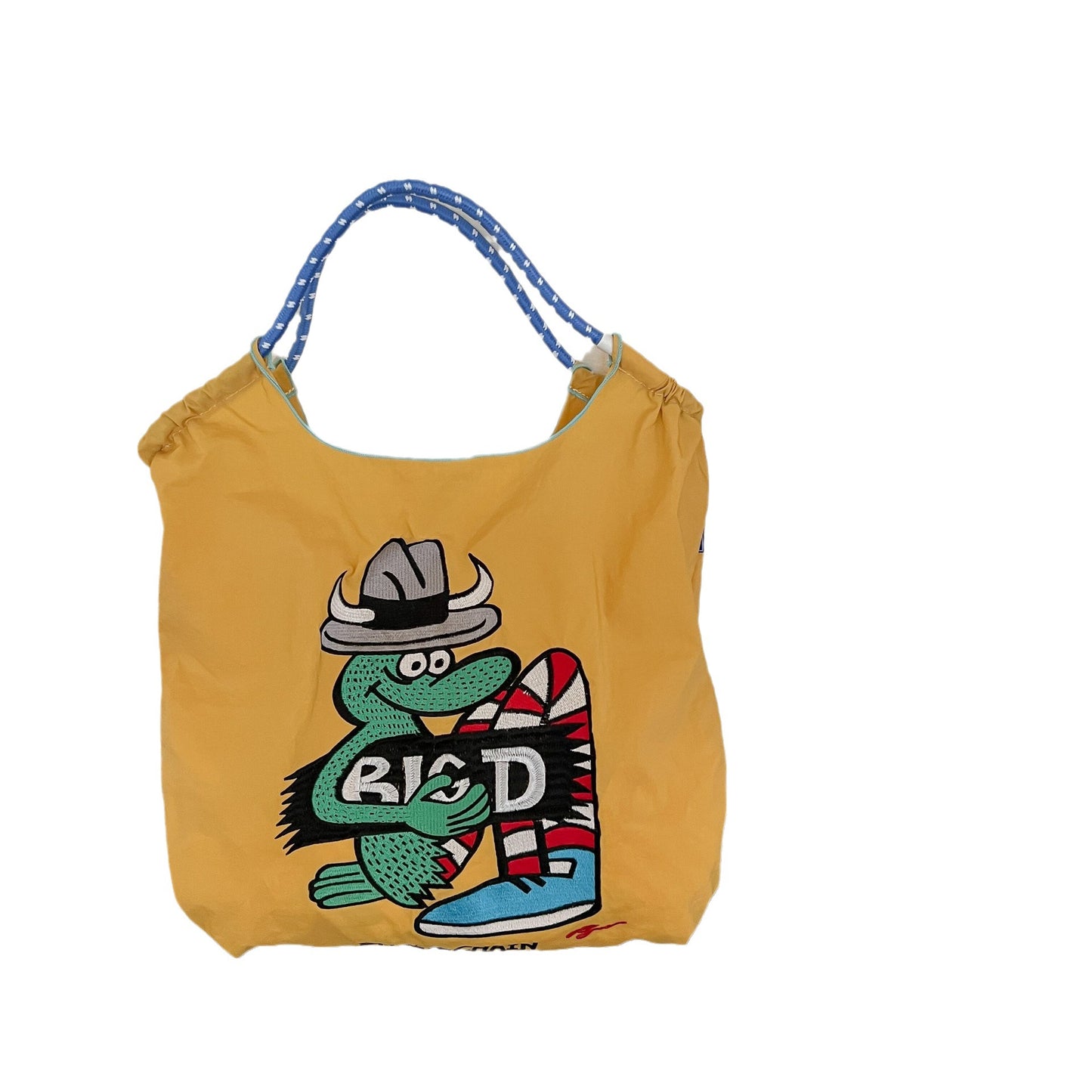 Crocodile Embroidery Shopping Niche Nylon Cloth Handbags