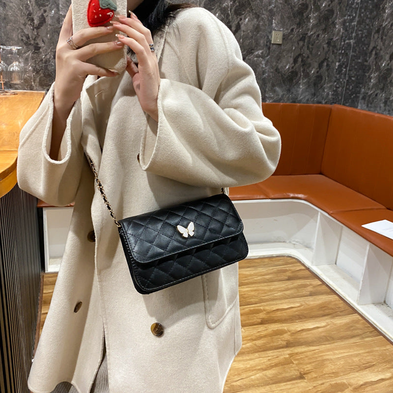 Women's Western Style Butterfly Chain Korean Fashion Shoulder Bags