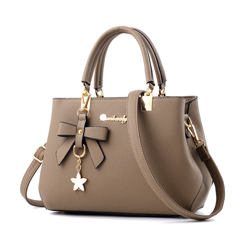 Women's Korean Fashion Bow Portable Mother Shoulder Bags