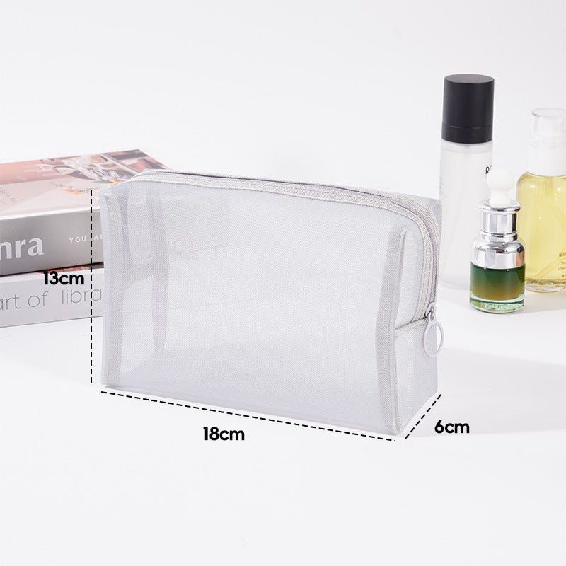 Women's Style Mesh Portable Mini Storage Cosmetic Bags