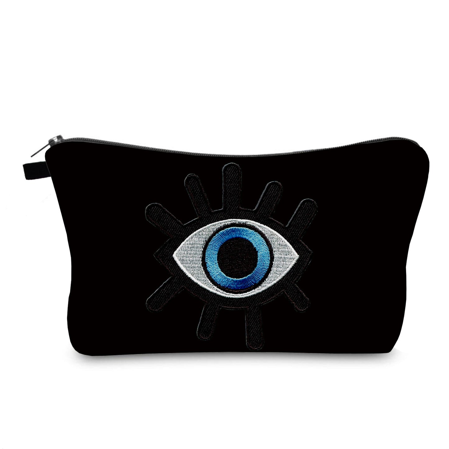 Women's Waterproof Evil Eye Printing Storage Portable Clutch Cosmetic Bags