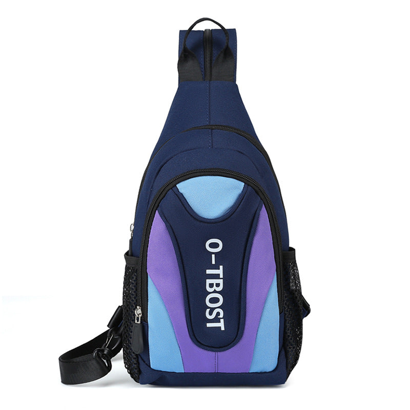 Women's & Men's & Leisure Two Shoulders Oxford Cloth Men's Chest Bags