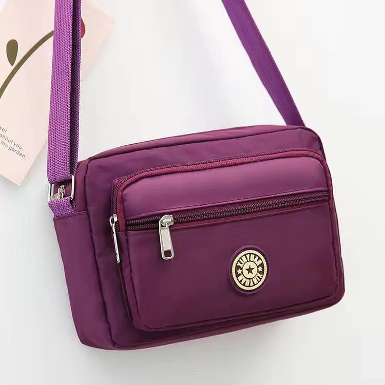 Women's Oxford Stall Large Capacity Leisure Flower Crossbody Bags