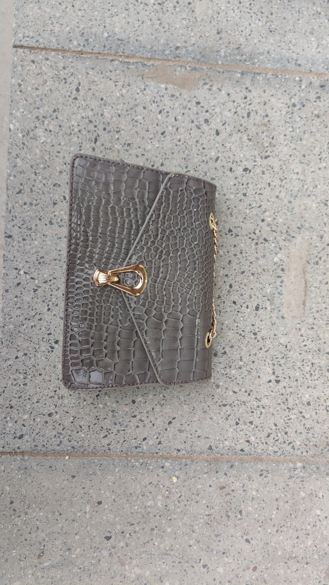 Women's Red Crocodile Pattern Chain Springtide Flow Crossbody Bags