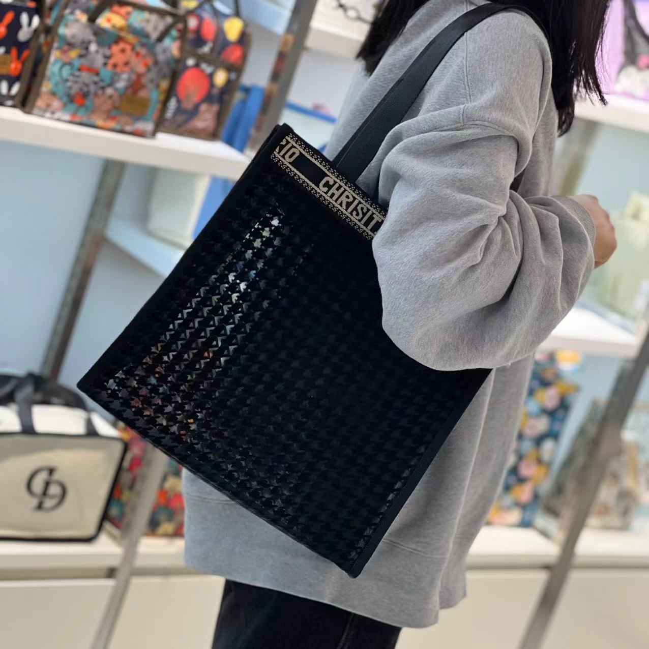 Hollow Large Capacity Shopping Fitness Yoga Handbags