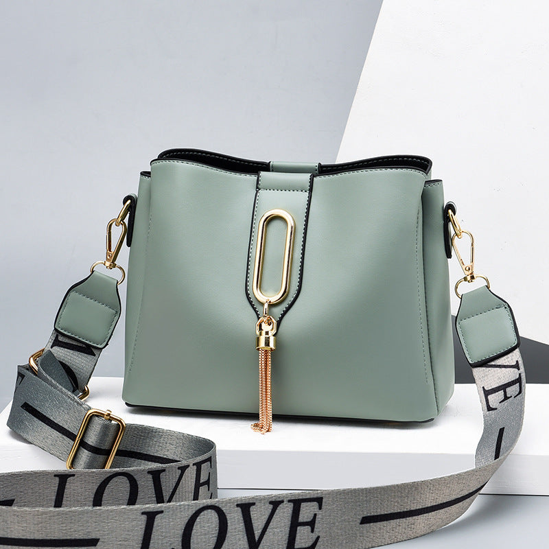 Cool Women's Fashion Wide Strap Large Crossbody Bags