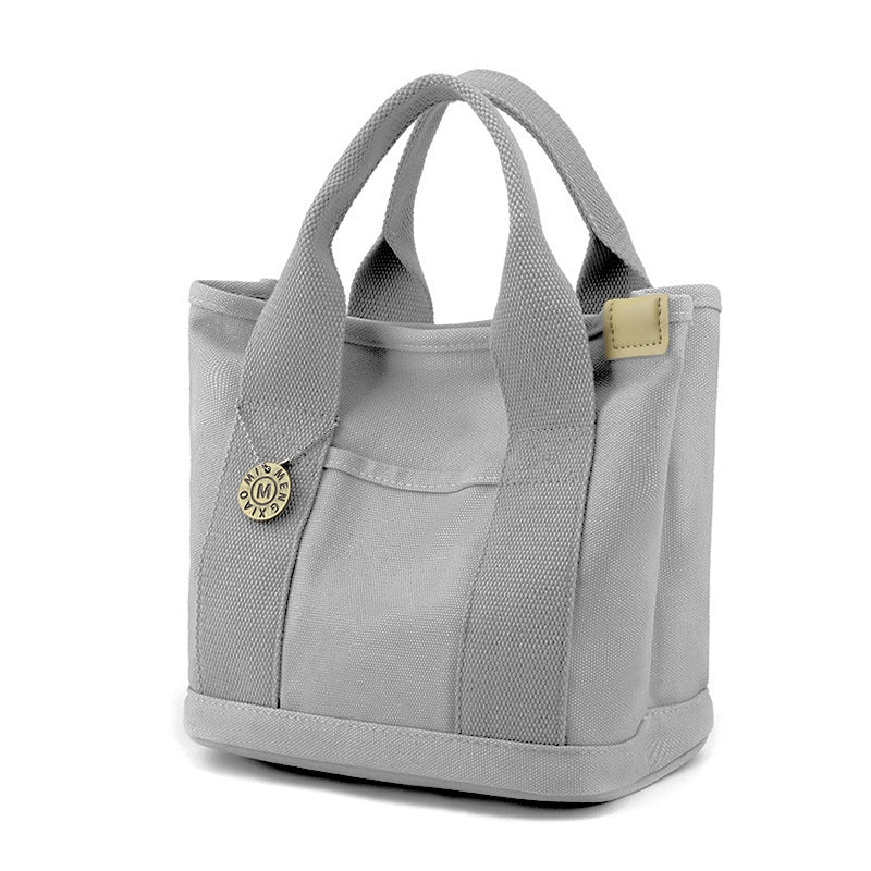 Women's Canvas Reticule Out Clutch Large Handbags