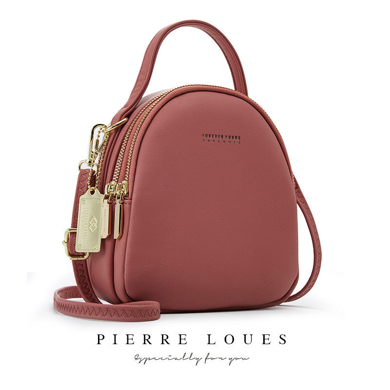 Women's Pierre Korean Style Solid Color Simple Backpacks