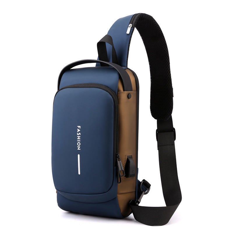 Men's Versatile Beautiful Popular Motorcycle Password Men's Chest Bags