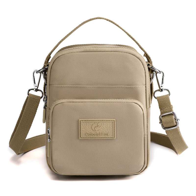 Women's Fashion Trendy Leisure Mobile Waterproof Nylon Crossbody Bags
