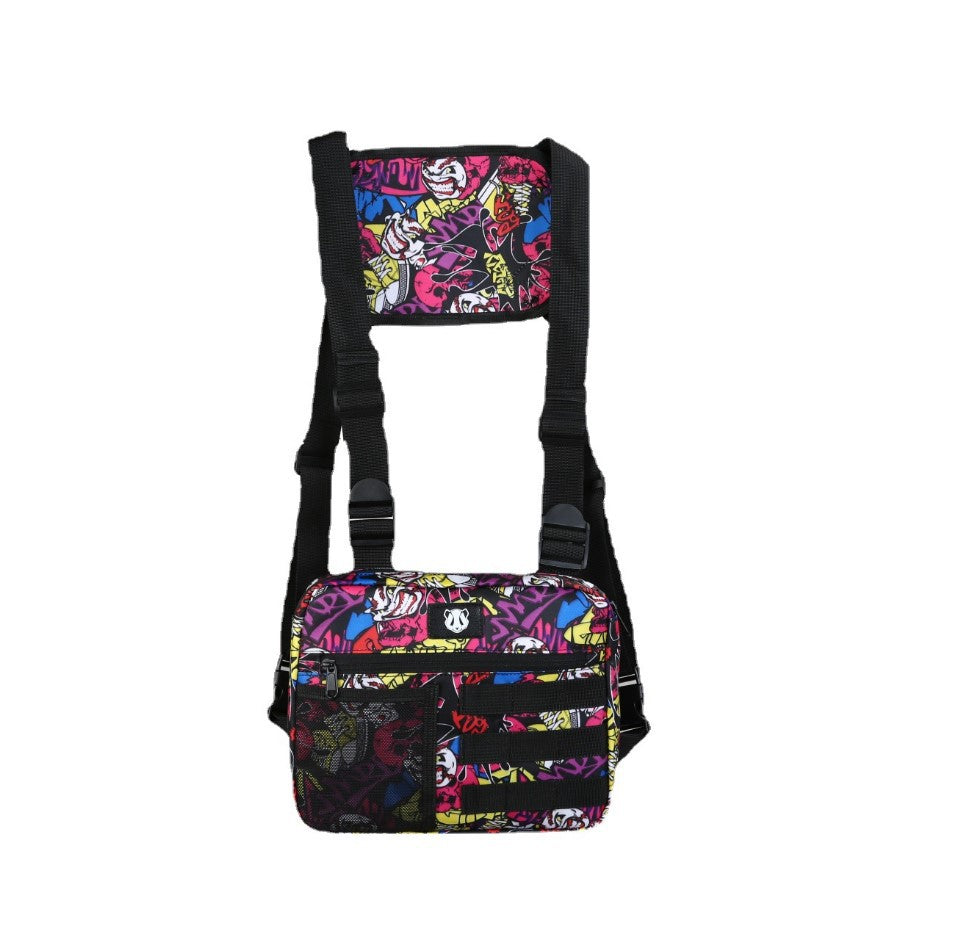 Kong Style Trendy Street Working Leisure Running Men's Chest Bags