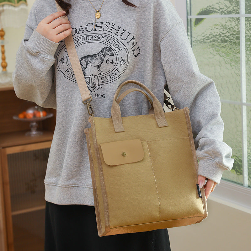 Women's Classy Pretty Canvas College Tuition Bags