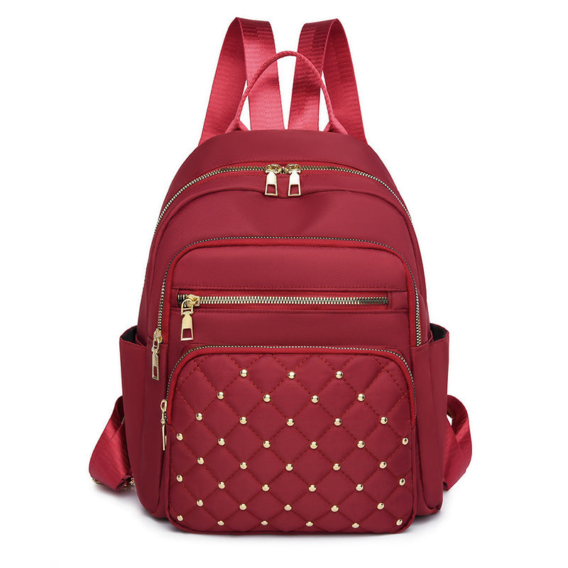 Women's Oxford Cloth Large Capacity Leisure Commuter Backpacks