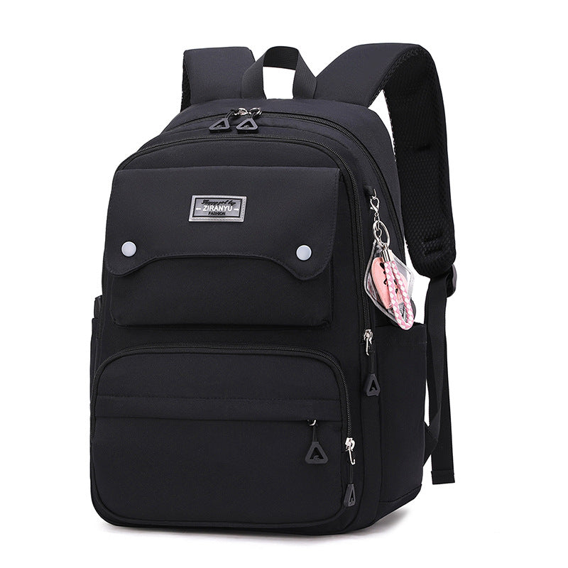 Women's Natural Fish Large Capacity Lightweight Primary Backpacks