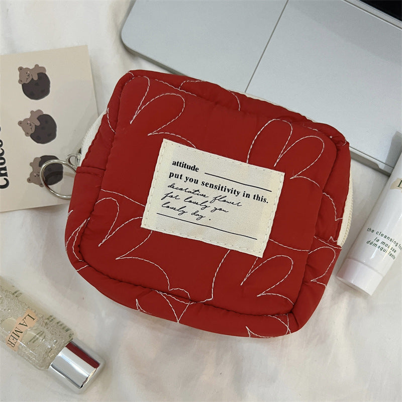 Cute Mini Portable Candy Color Buggy Cosmetic Bags