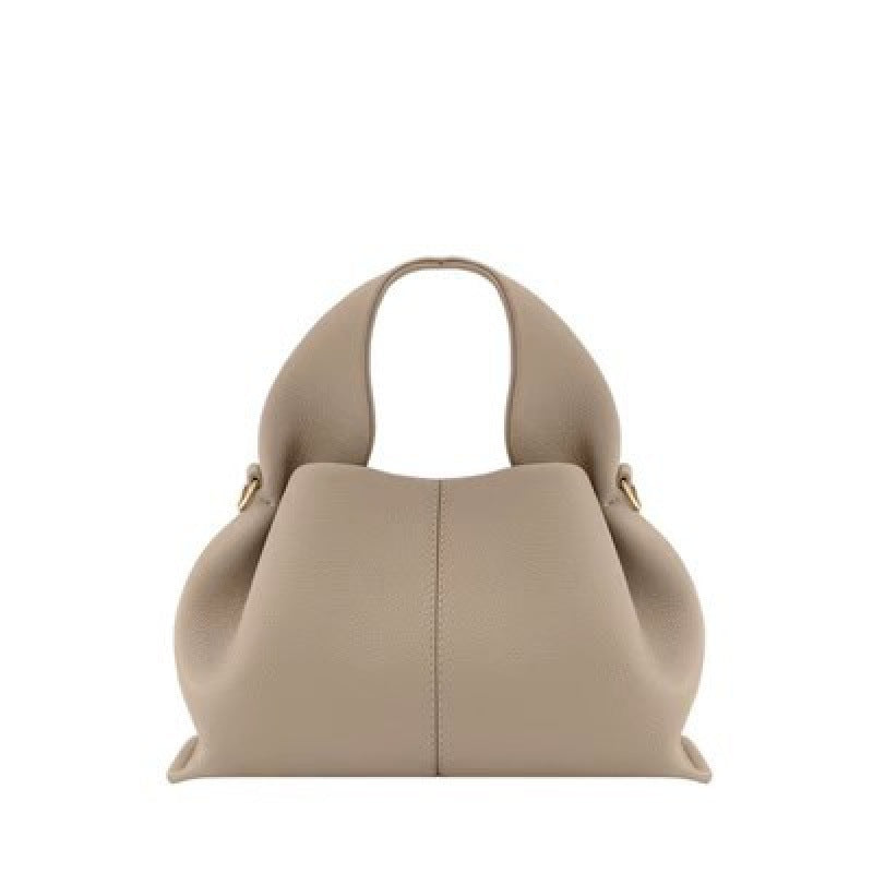 Women's French Niche Cloud Cowhide Dumpling Shoulder Bags