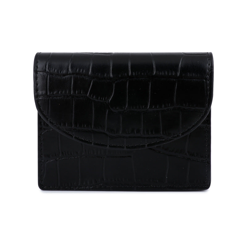 Unique Women's Crocodile Pattern Design Business Card Holder