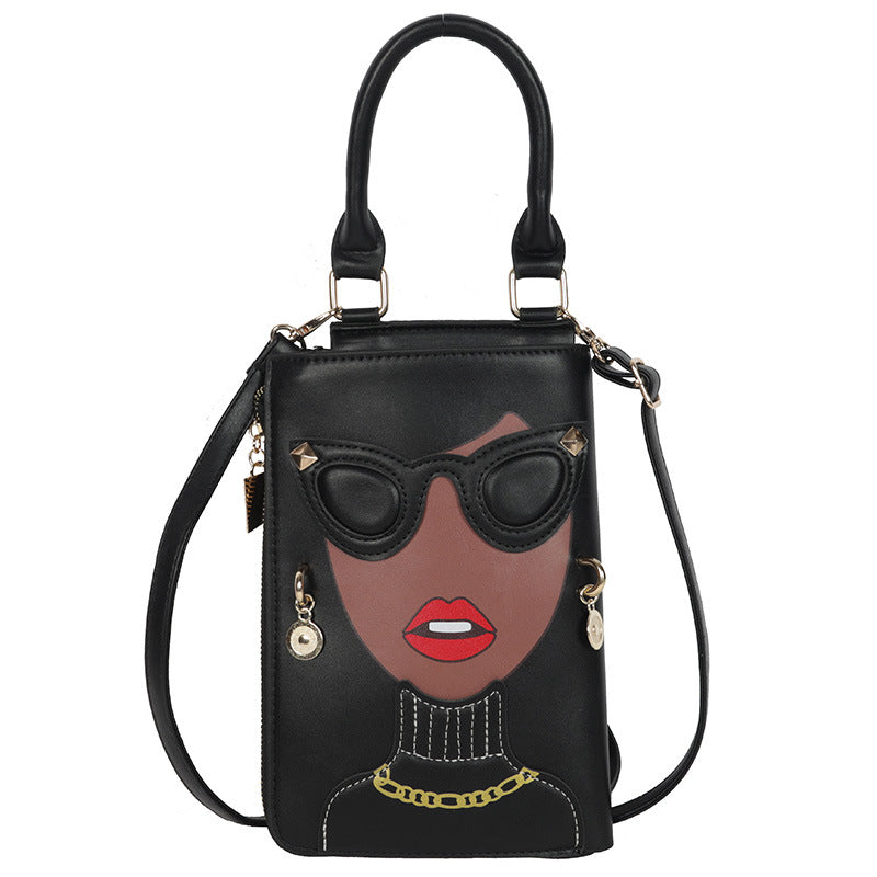 Women's Fashion Creative Spoof Fun Beauty Expression Crossbody Bags