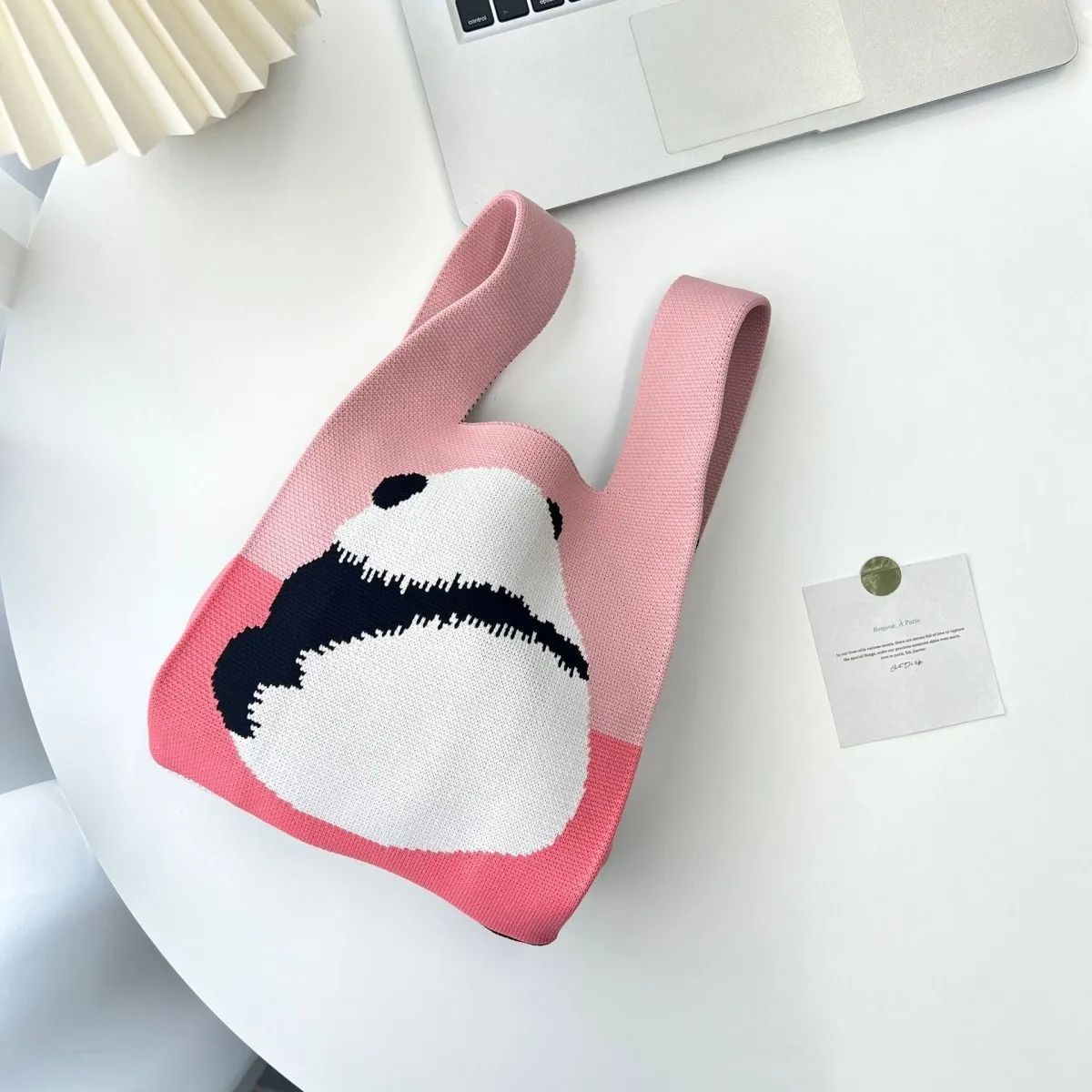 Treasure Series Panda Knitted Cute Souvenir Handbags