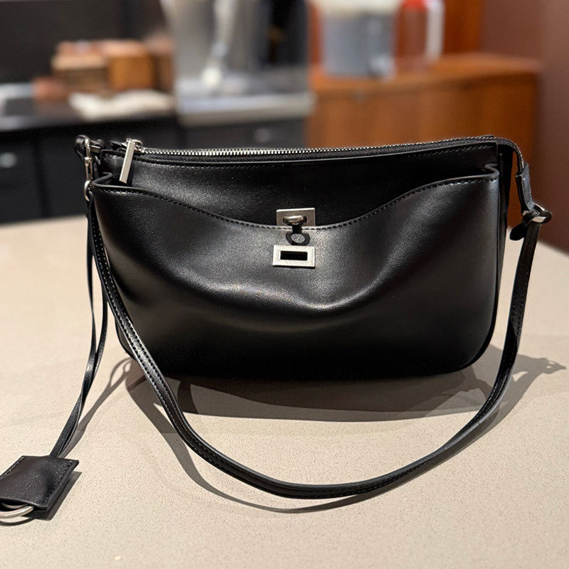 Women's First Layer Cowhide Kelly Cow Leather Women's Shoulder Bag