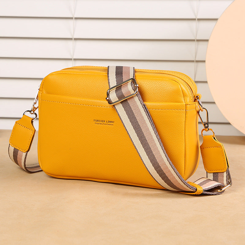 Versatile Women's Durable Trendy Solid Color Phone Bags