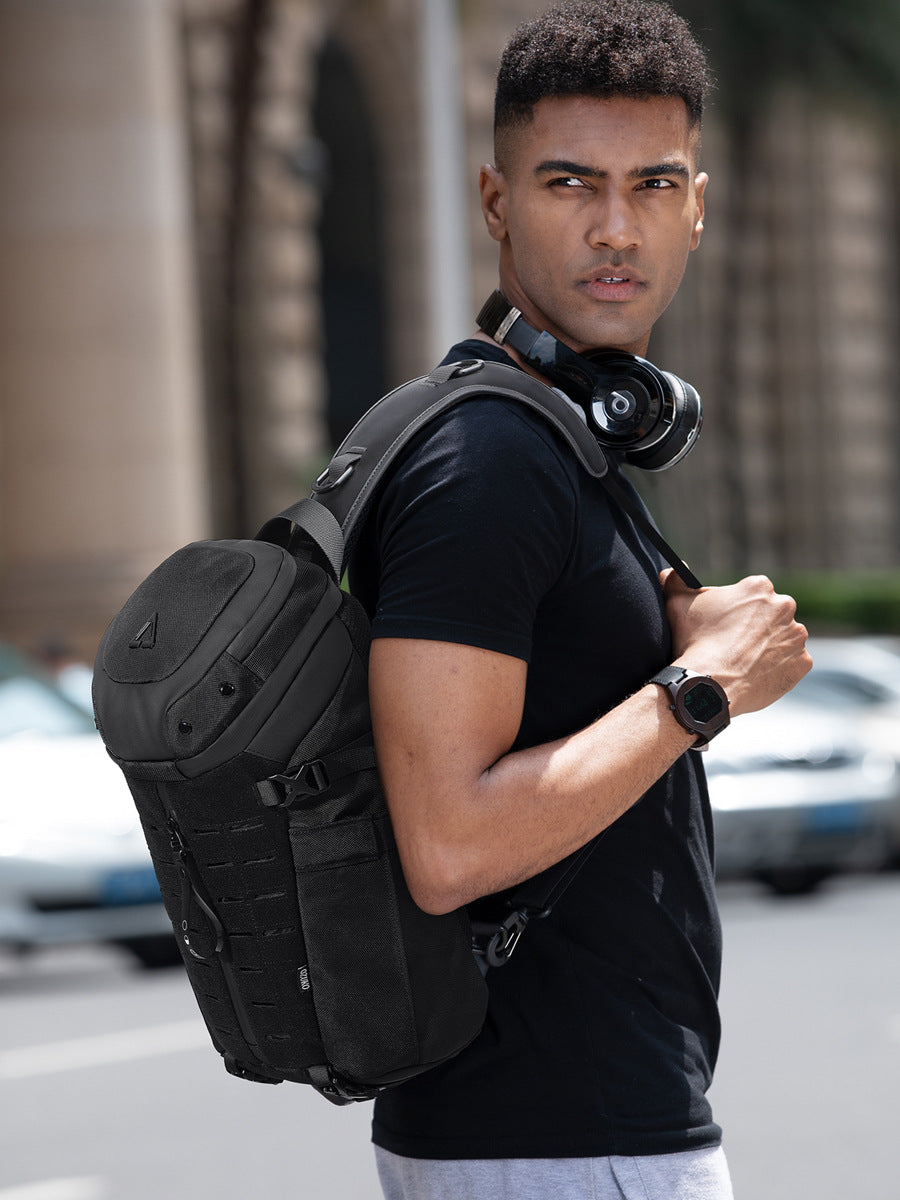 Men's Waterproof Tactics Multifunctional Advanced Sense Men's Chest Bags