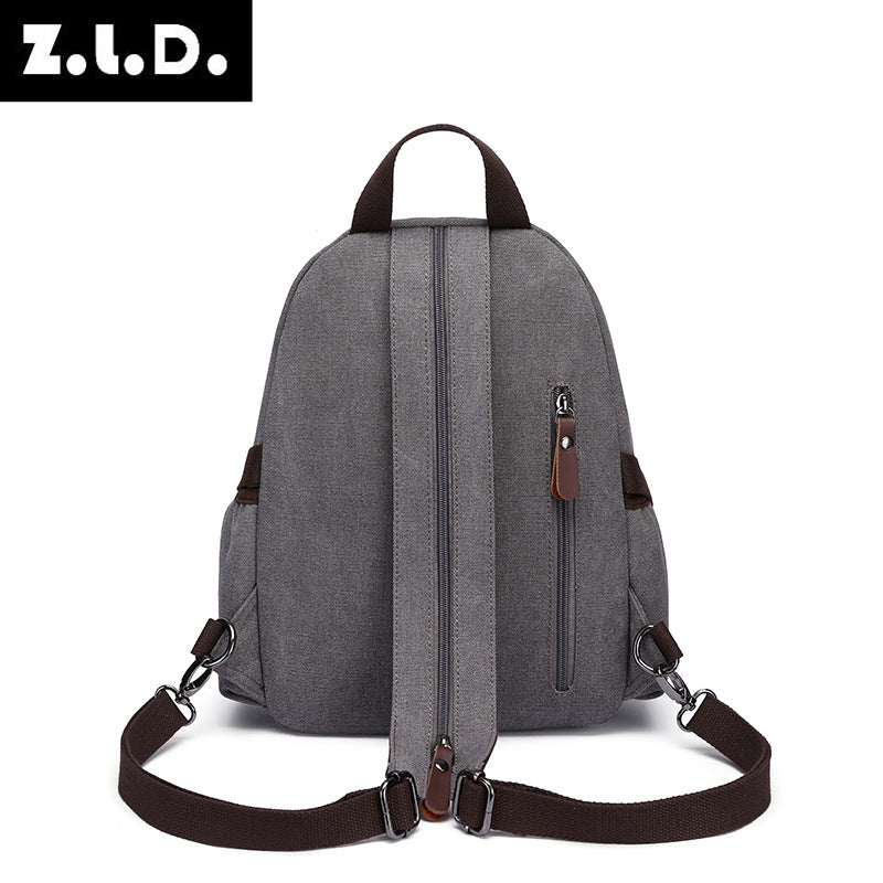 Washing Water Canvas Fashion Street Style Backpacks