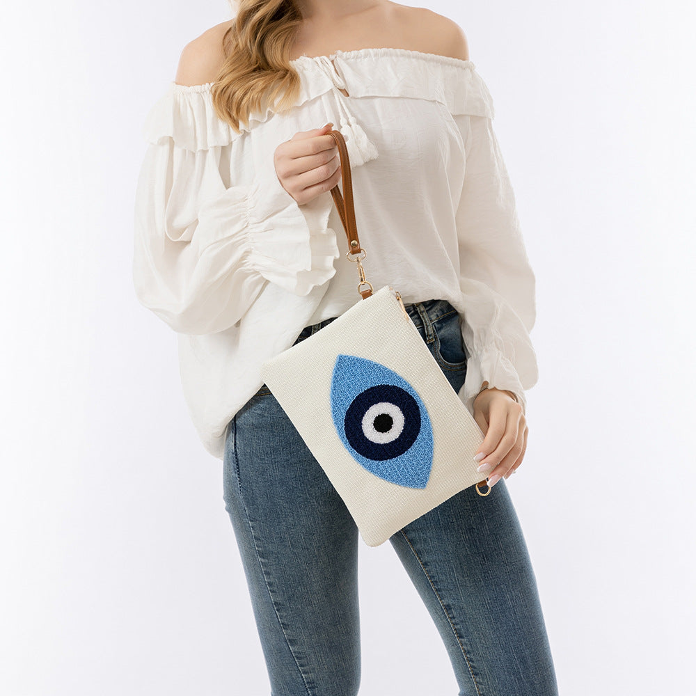 Women's Clutch Detachable Strap Leisure Holiday Towel Shoulder Bags